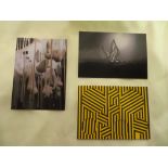 3x Royal College of Art 'Secret Sale' postcards, by artists Sharon Green, Helen Last and Tim P.W.