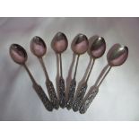 A set of 6x Liberty & Co. sterling silver tea spoons, hallmarked 1924, Birmingham. Gross weight: