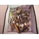 An assortment of flatware.