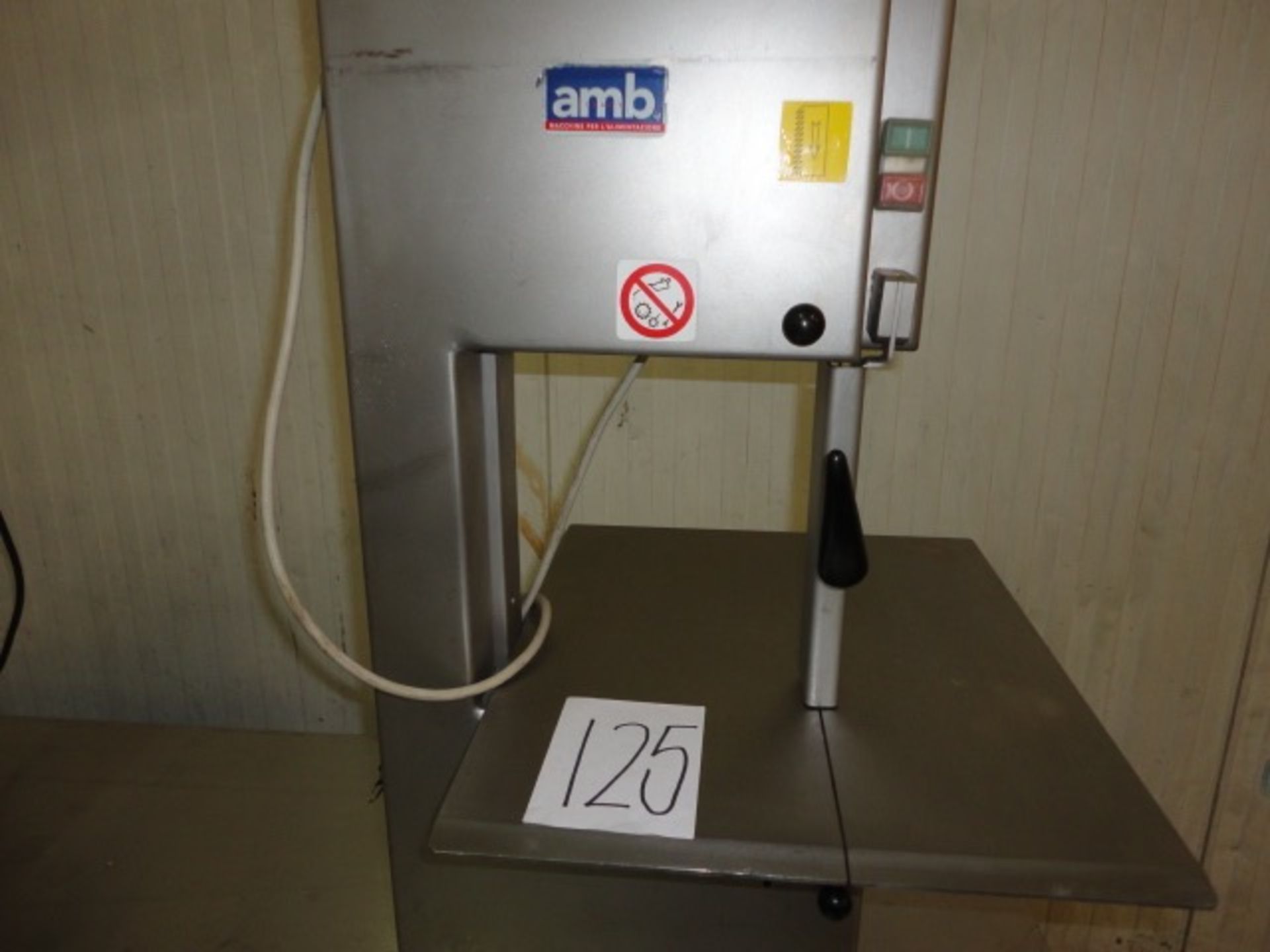 AMB all S/S bandsaw. Table top. LIFT OUT £20 - Image 2 of 2