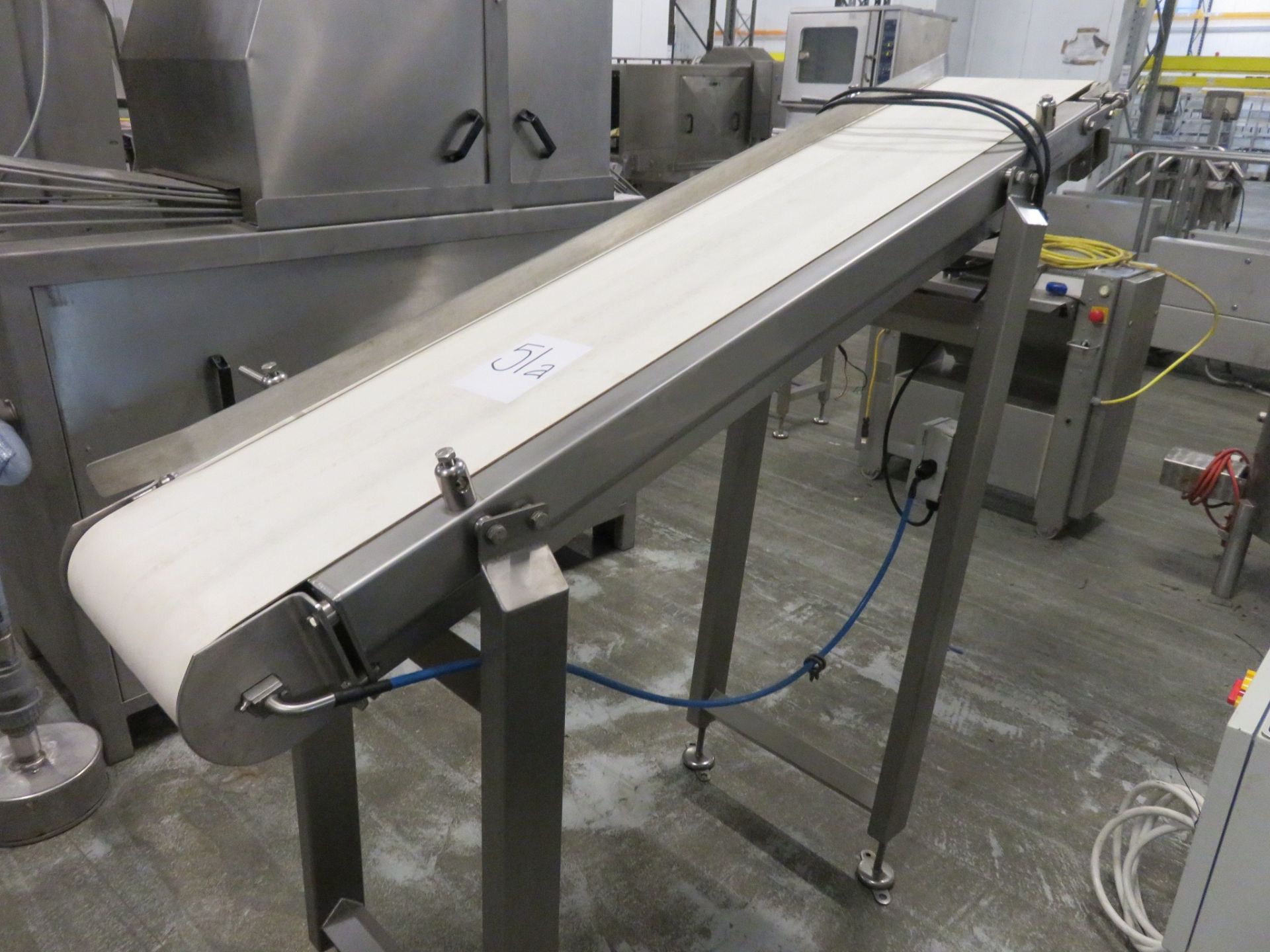 Incline Conveyor by Icon Engineering. belt 300mm wide x 1700 long.Indeed height 850mm and out LO£20 - Image 4 of 4