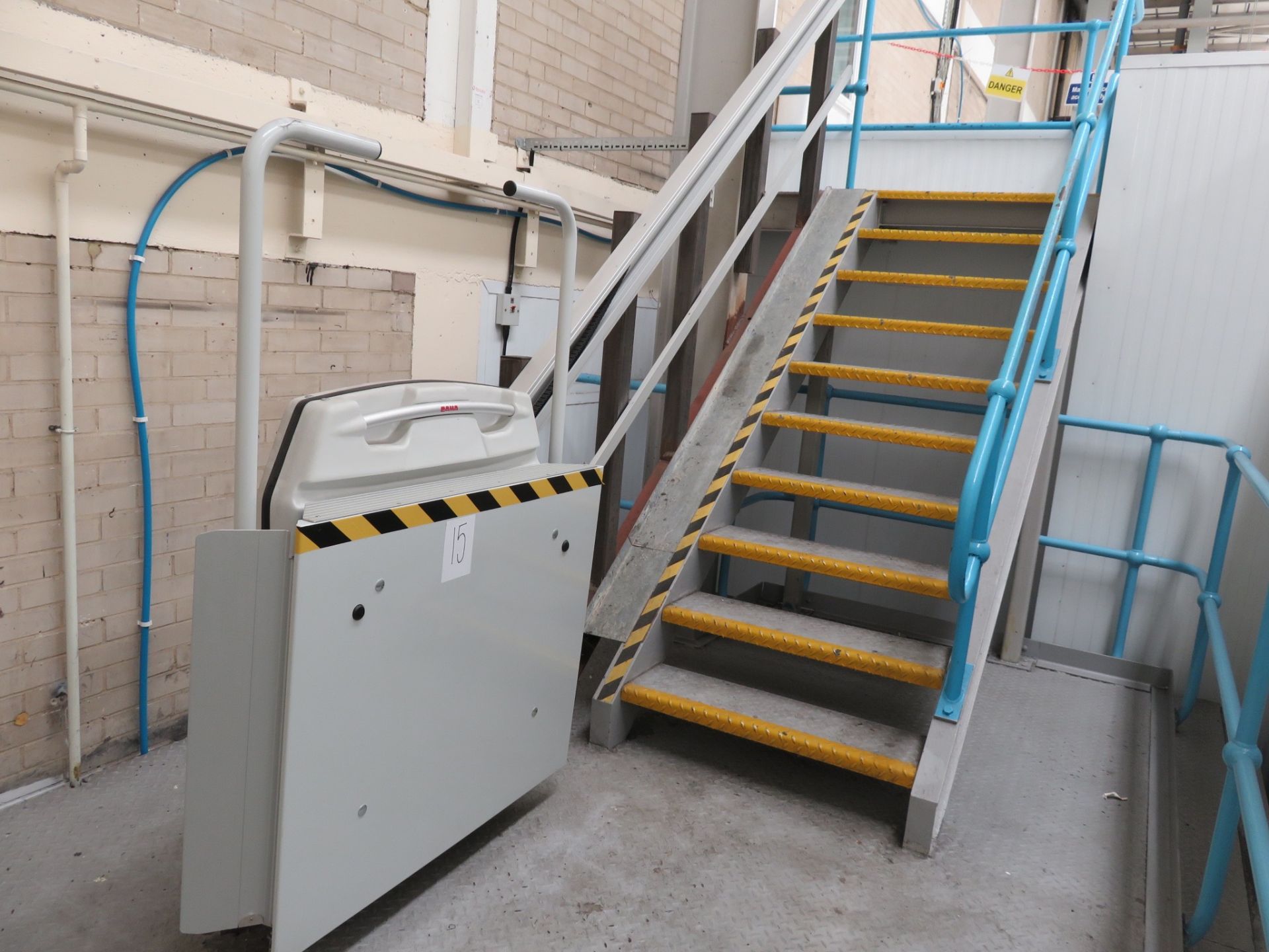 Stair chair lift, manufactured by CAMA. BTR