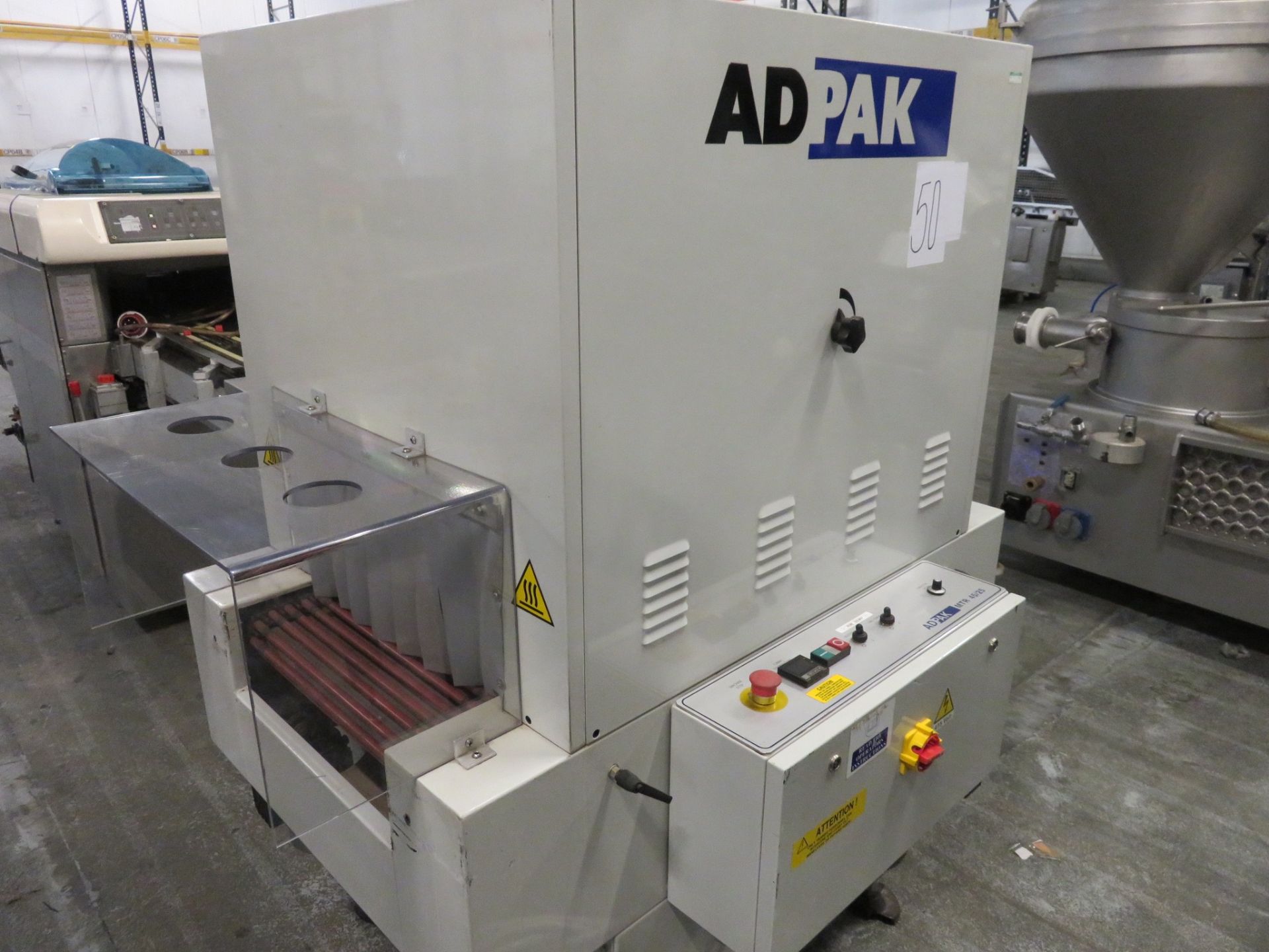 Adpak model MTR 4525 Shrink Tunnel. Aperture 450mm wide x 280mm high. LIFT OUT £50 - Image 2 of 2