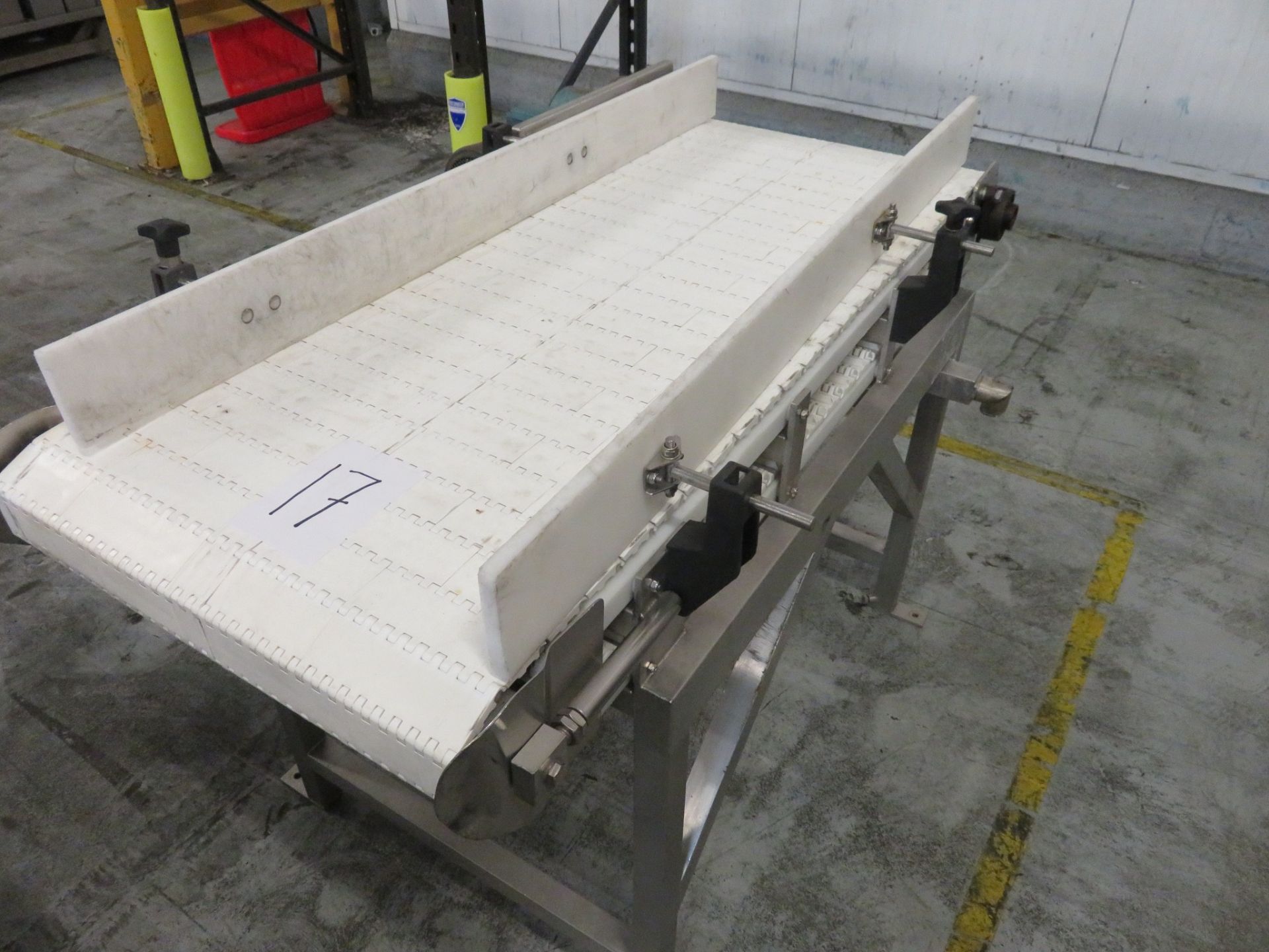 conveyor introlux belt. 550mm wide x 1300mm long. S/s. LIFT OUT £20