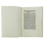 Bembo (Pietro) De Aetna dialogus, first edition, second issue, 30ff., 22 lines plus headline,