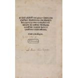 Philephus (Franciscus) Epistolarum familiarum, woodcut initials, many criblé, good margins,
