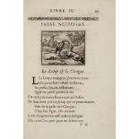 La Fontaine (Jean de) Fables Choisies, mises en vers, first edition, title with engraved device of