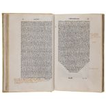 Demosthenes. Orationes duæ & Sexaginta, 2 parts in 1 vol., woodcut printer's device to titles,