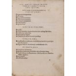 Manutius (Aldus) Institutionum Grammaticarum Libri Quatuor, text in Latin, Greek and Hebrew, initial