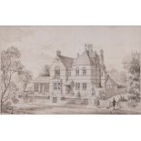 Adams (Maurice Bingham) Architectural study of a Victorian country house, 1875