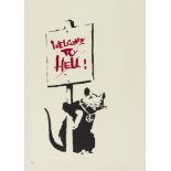Banksy (b.1974) Welcome to Hell