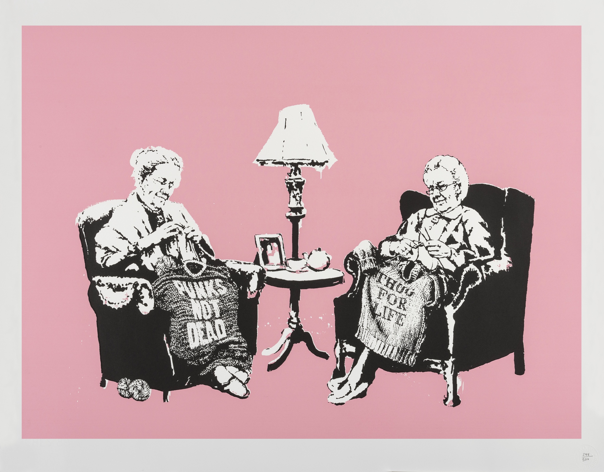 Banksy (b.1974) Grannies