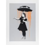 Banksy (b.1974) Nola (Orange Rain)
