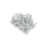 A mid 20th century diamond novelty brooch