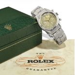 Rolex. A stainless steel chronograph wristwatch, Oyster Chronographe Ant-imagnetique, Ref. 6034