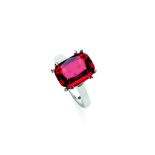 A natural Burma spinel ring