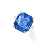 A Ceylon natural sapphire, cts. 22.80, mm. 16.12x14.35x9.29.