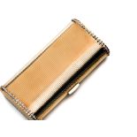 A ladies 18ct gold evening clutch, 1950s