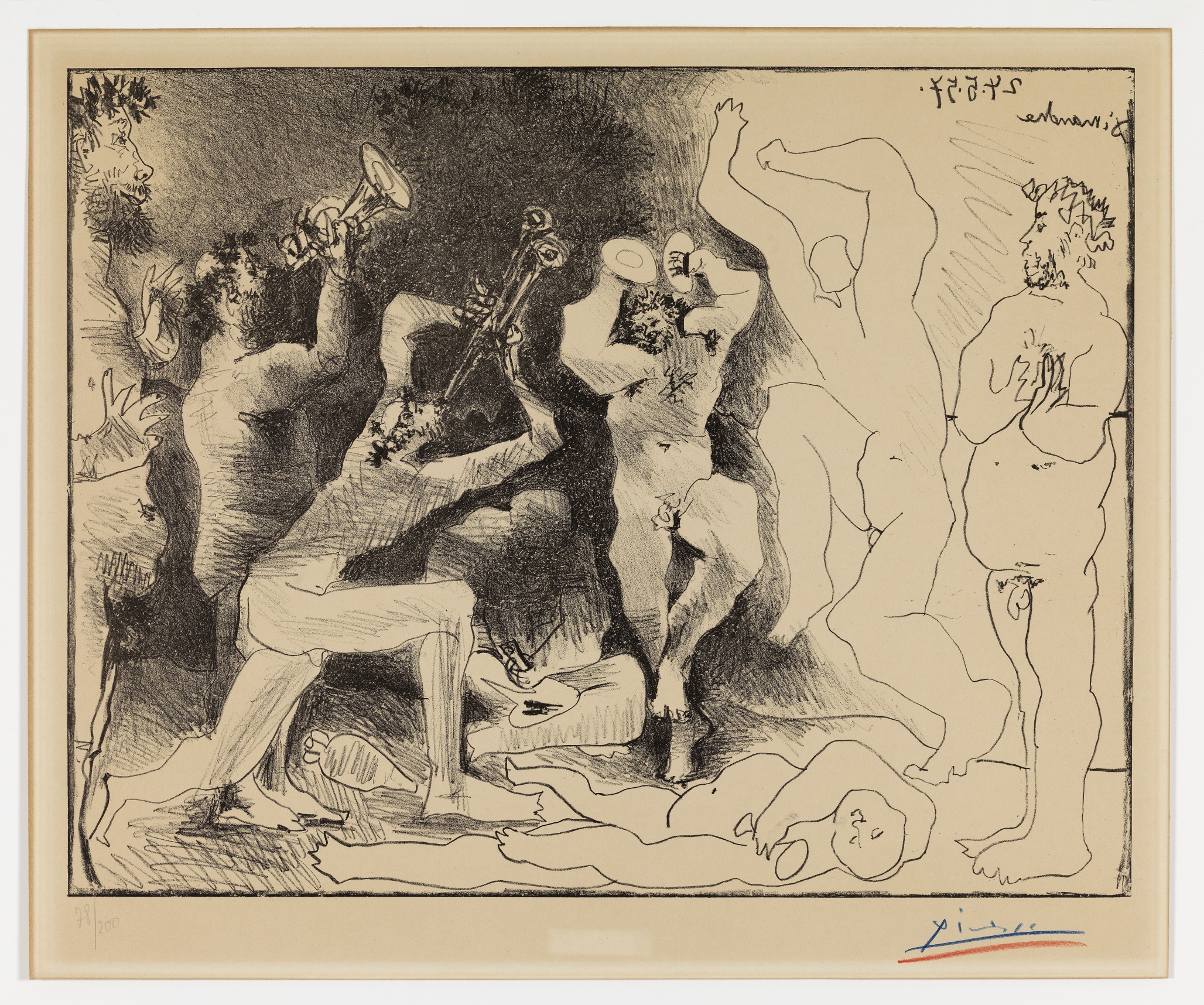 Pablo Picasso (1881-1973) La Danse des Faunes (Mourlot 291)