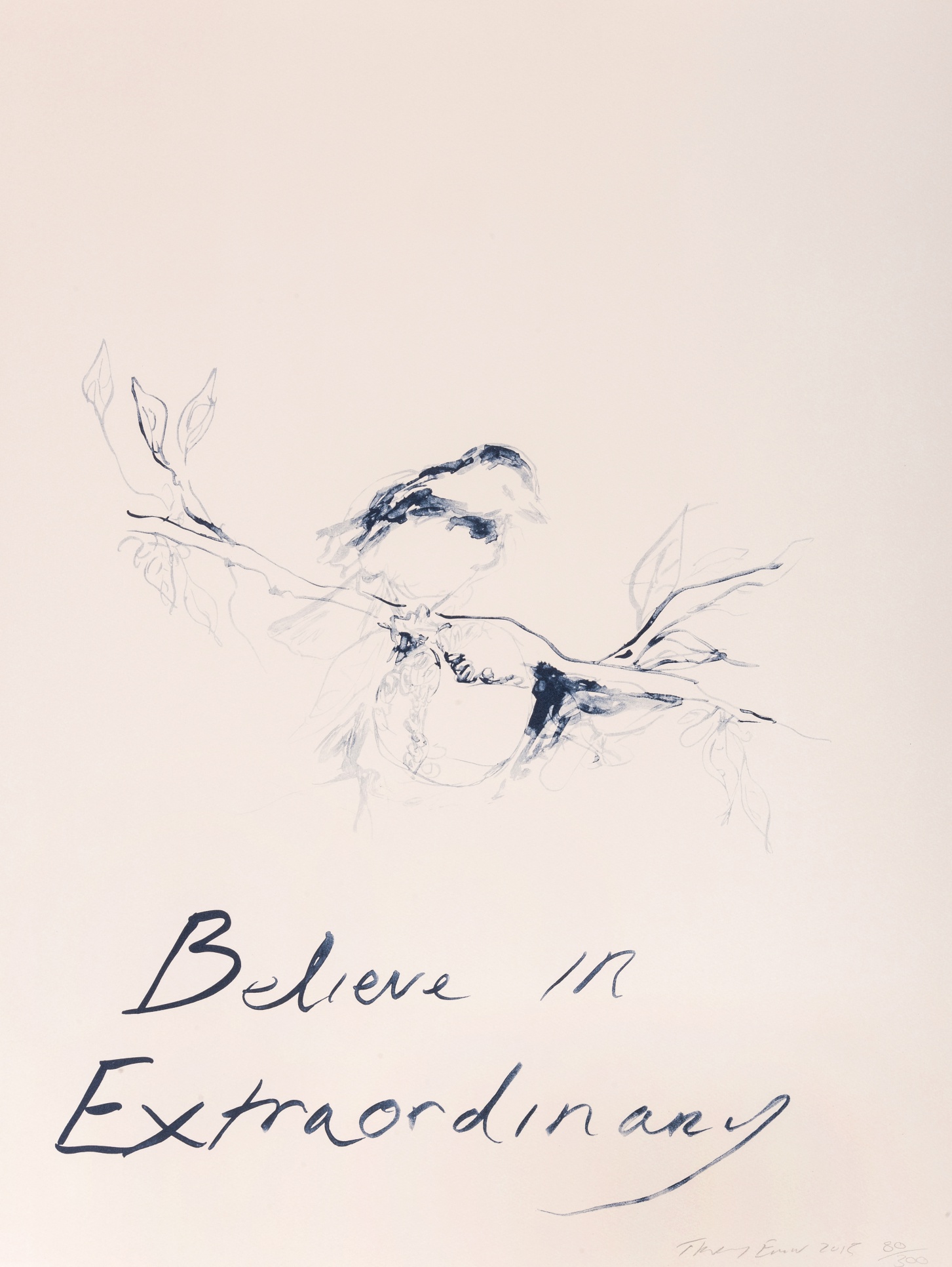 Tracey Emin (b.1963) Believe in Extraordinary