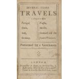 [Bromley (William)] Remarks in the Grande Tour of France & Italy., 2nd ed., for John Nutt, 1705; Sev