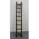 Vintage wooden ladders