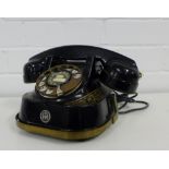 A black and gilt Bell Telephone MFG.Company vintage telephone