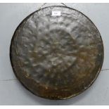 A bronze gong, 42cm diameter