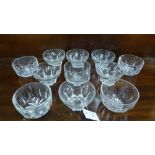 A collection of eleven Victorian glass finger bowls (11)