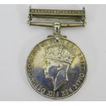 George VI Palestine Medal 1945-1948, awarded to P/MX.58295 P.Munday.ERA2 R.N