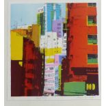Sheila Carnduff Hong Kong Screen print, signed in pencil, No. 2/16, in a glazed frame with an Arts &