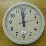 A vintage Smiths wall clock