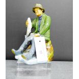 A Royal Doulton china figure 'A good catch' HN2258, 19cm high