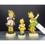 A collection of three Hummel figures, tallest 13cm (3)