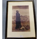 A Native American Indian Framed Smithsonian print, 50 x 68cm