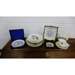 A collection of Royal Commemorative porcelain and china to include Royal Doulton Queen Victoria