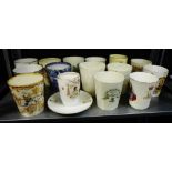 A quantity of 19th and 20th century Royal Commemorative beakers, to include Queen Victoria's Diamond