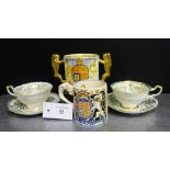 Royal Memorabilia to include a King George VI and Queen Elizabeth Coronation mug for Burleighware,