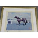 A limited edition print of Troy, The Winner of the Derby, 1979, from the original oil painting by