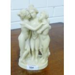 The Three Graces, a resin figure, 20cm high