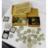 A quantity of pre decimal coins, to include crowns, half crowns, shillings and pennies etc. (a lot)
