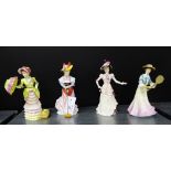 A set of four Royal Doulton British Sporting Heritage figures to include 'Croquet' HN3470, '
