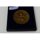 An American bronze medal by Marshall Fredericks, presented to Jerome Cavanagh, in fitted box