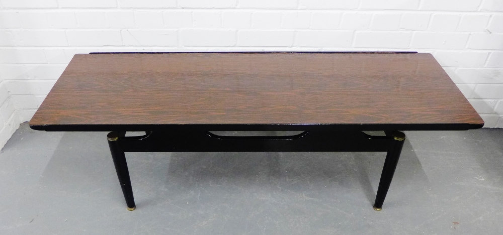 A retro E Gomme for G plan coffee table, 40 x 138cm