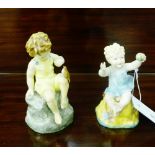 Two Royal Worcester 'Days of the Week' child figures to include 'Fridays Child is loving and giving'