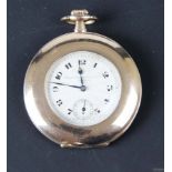 Sir John Bennett Ltd, London, c1915, an attractive 9ct yellow gold gentleman's fob watch, with