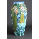 Rachel Bishop for Moorcroft Pottery, a large Vereley pattern vase from the New Forest series, of