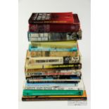 A quantity of fiction and non-fiction books, history and war related, including
