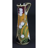 Kerry Goodwin for Moorcroft Pottery 'A token of love' pattern, small jug, tapered cylindrical form