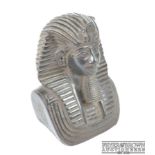 Tutankhamun carved stone bust, 13.5cm high